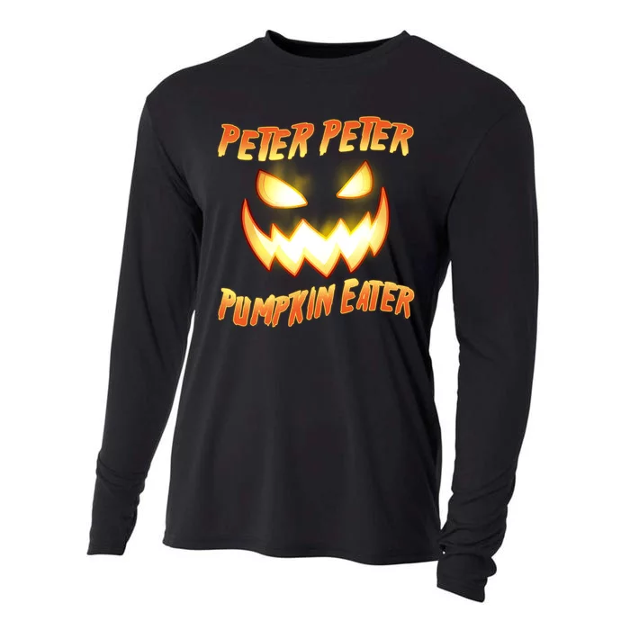 Peter Peter Pumpkin Eater Jack O Lantern Cooling Performance Long Sleeve Crew