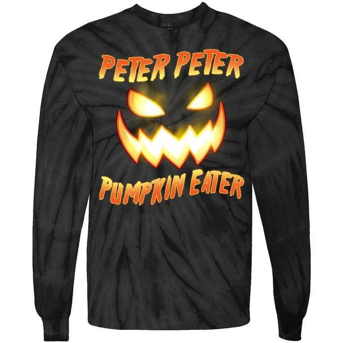 Peter Peter Pumpkin Eater Jack O Lantern Tie-Dye Long Sleeve Shirt