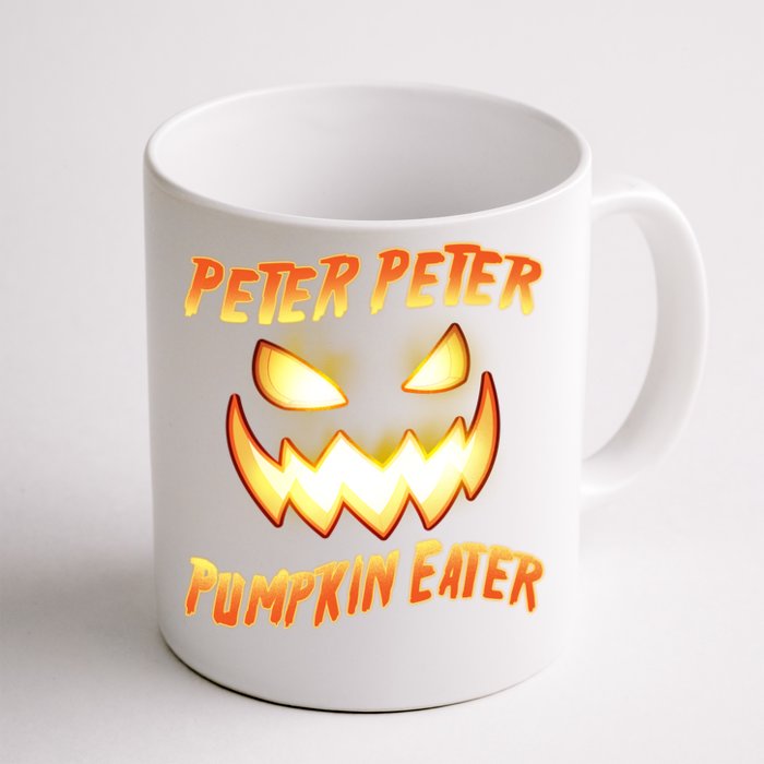 Peter Peter Pumpkin Eater Jack O Lantern Front & Back Coffee Mug