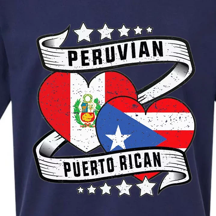 Peruvian Puerto rican Half Peruvian half Puerto rican Sueded Cloud Jersey T-Shirt