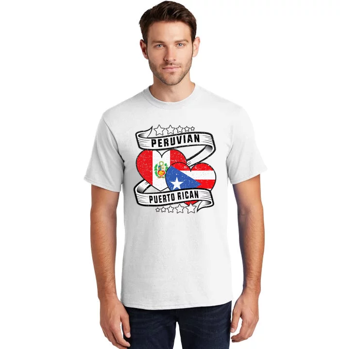 Peruvian Puerto rican Half Peruvian half Puerto rican Tall T-Shirt