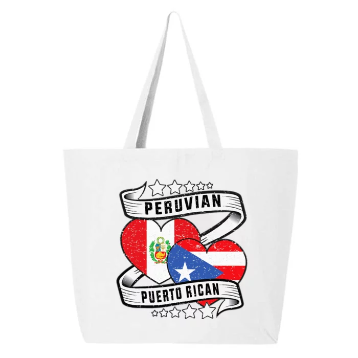 Peruvian Puerto rican Half Peruvian half Puerto rican 25L Jumbo Tote