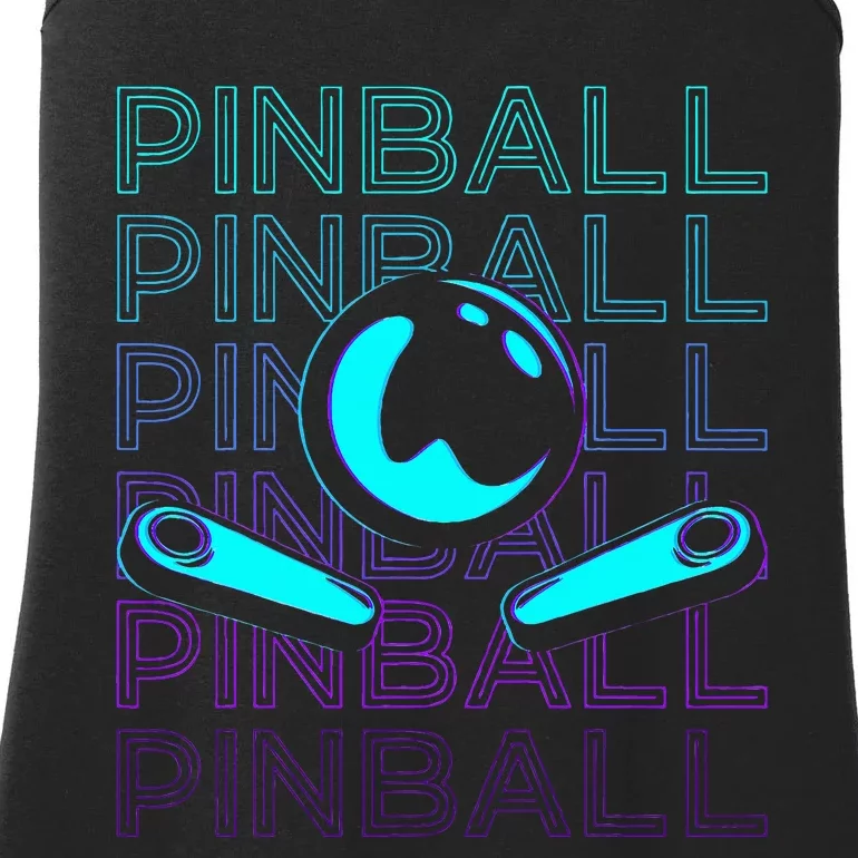 Pinball Player Retro Ladies Essential Tank