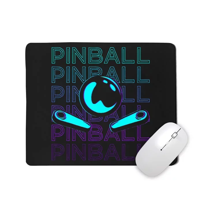 Pinball Player Retro Mousepad