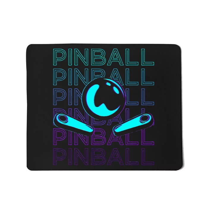 Pinball Player Retro Mousepad