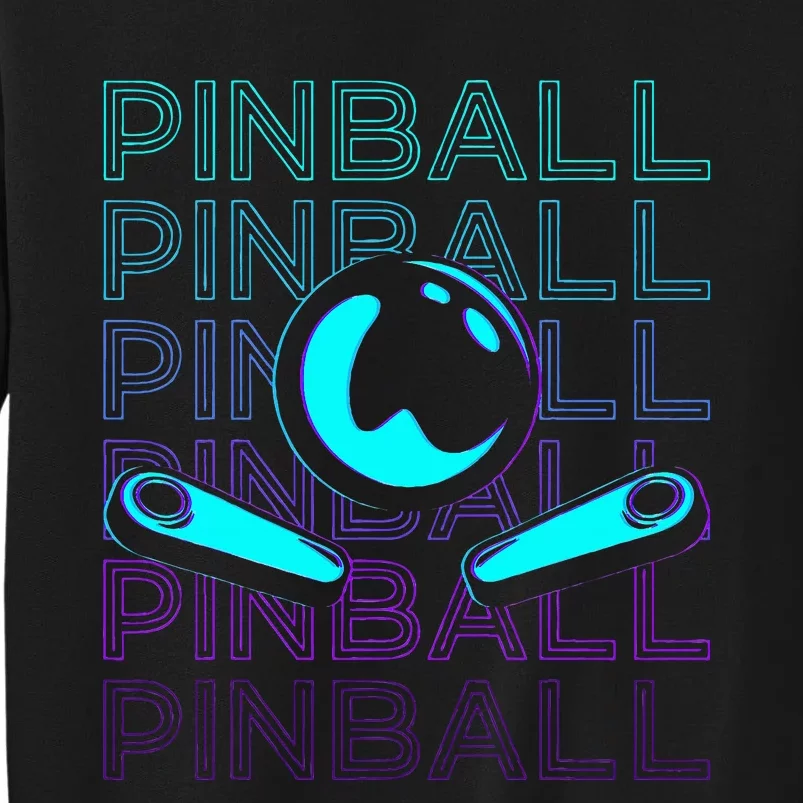 Pinball Player Retro Tall Sweatshirt