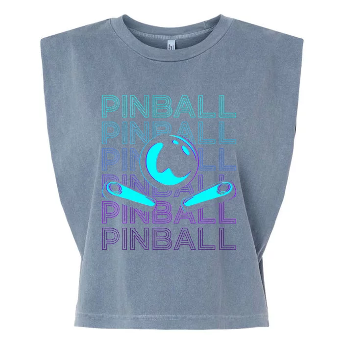 Pinball Player Retro Garment-Dyed Women's Muscle Tee