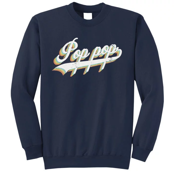 Pop Pop Retro Style Father’s Day Gift For Papa Grandpa Sweatshirt