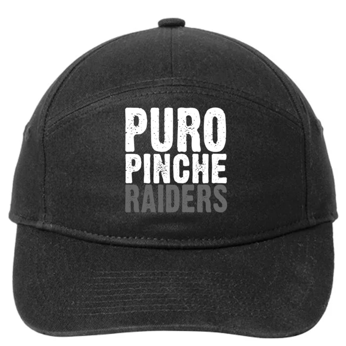 Puro Pinche Raiders 7-Panel Snapback Hat