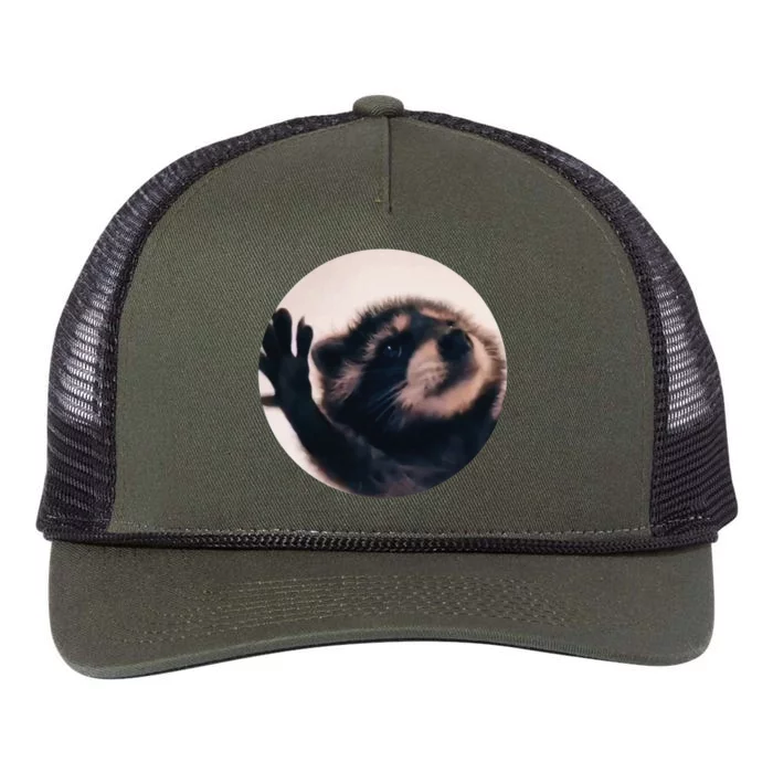 Pedro Pedro Racoon Dance Popular Internet Meme Racoon Day Retro Rope Trucker Hat Cap