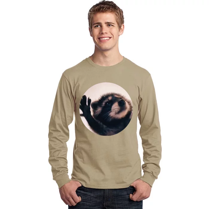 Pedro Pedro Racoon Dance Popular Internet Meme Racoon Day Tall Long Sleeve T-Shirt