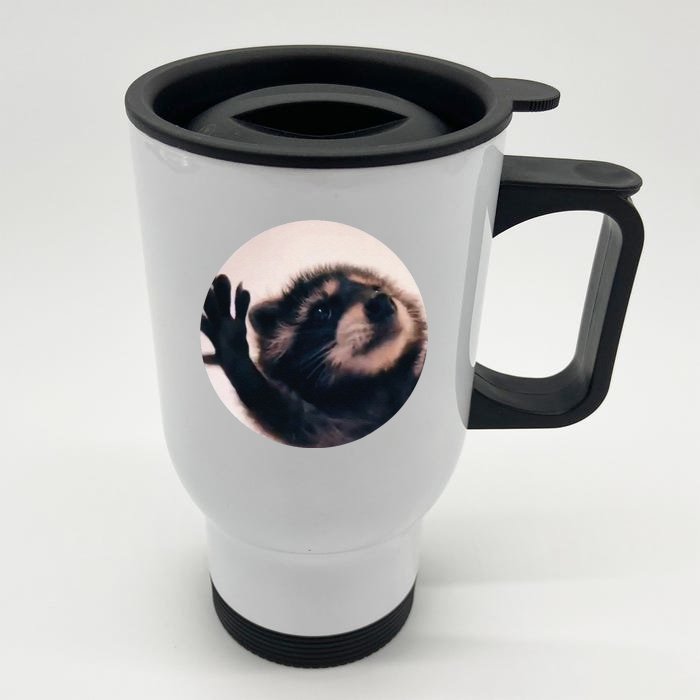 Pedro Pedro Racoon Dance Popular Internet Meme Racoon Day Front & Back Stainless Steel Travel Mug