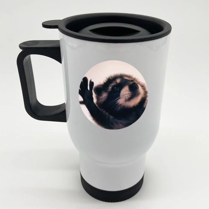 Pedro Pedro Racoon Dance Popular Internet Meme Racoon Day Front & Back Stainless Steel Travel Mug