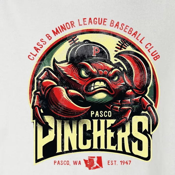 Pasco Pinchers Retro Minor League Baseball Team Toddler Long Sleeve Shirt