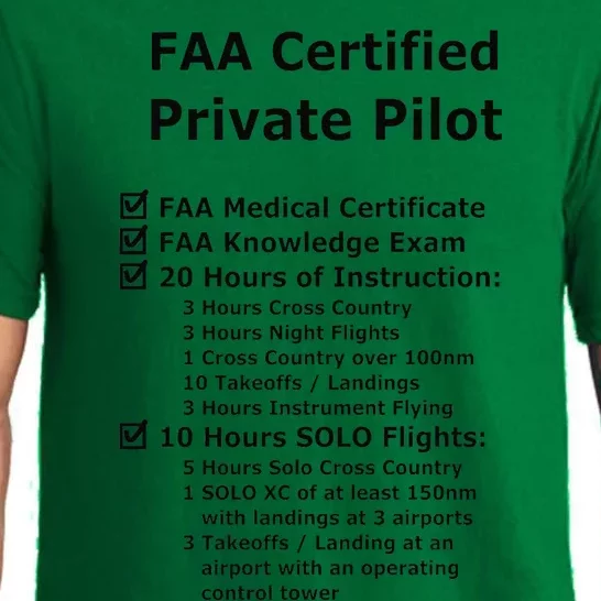 Private Pilot Requirements & Completion Checks Premium Pajama Set