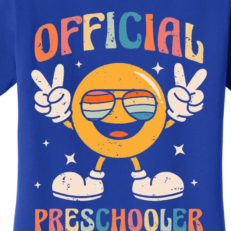 Preschooler Preschool Retro Back To School Women's T-Shirt