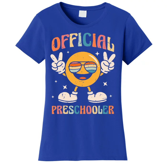 Preschooler Preschool Retro Back To School Women's T-Shirt