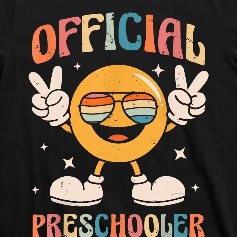 Preschooler Preschool Retro Back To School Kids T-Shirt