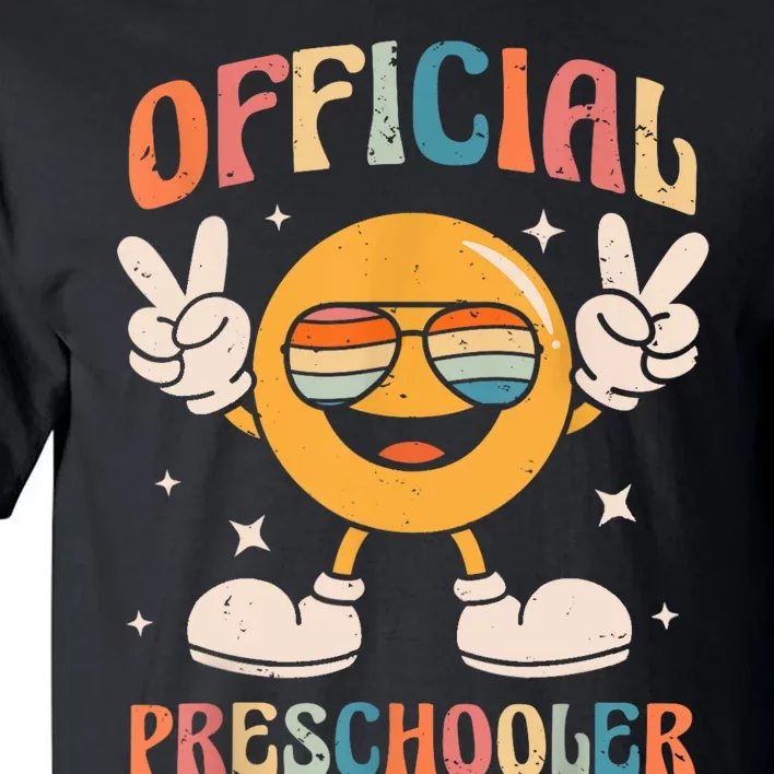 Preschooler Preschool Retro Back To School Kids Tall T-Shirt