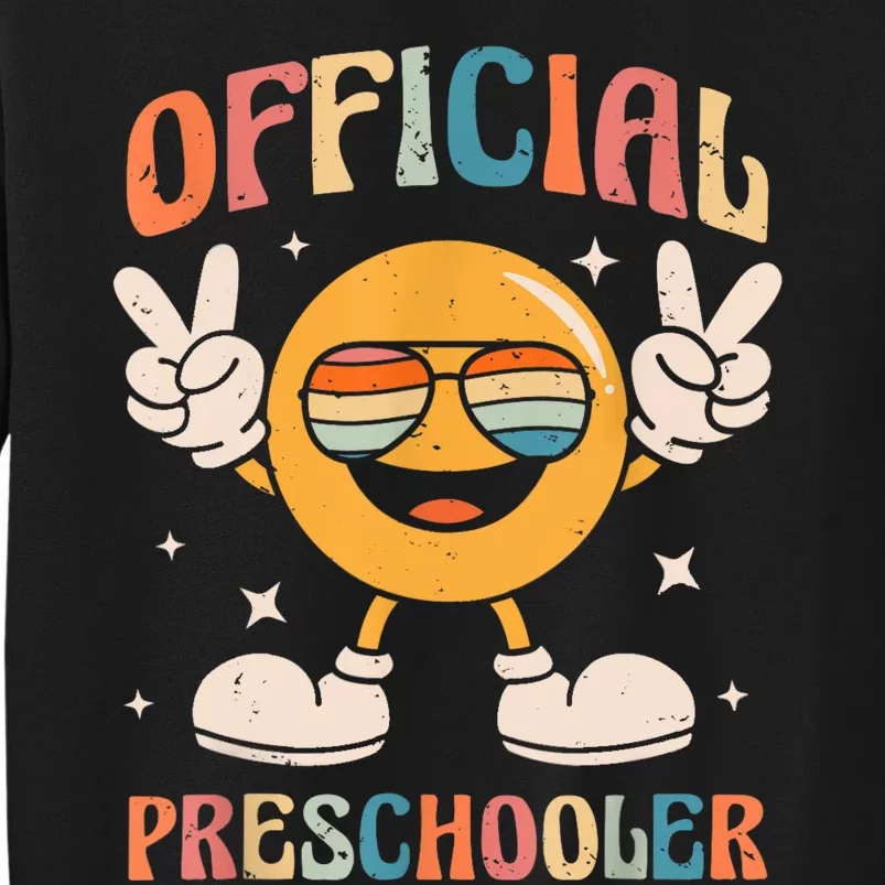 Preschooler Preschool Retro Back To School Kids Tall Sweatshirt