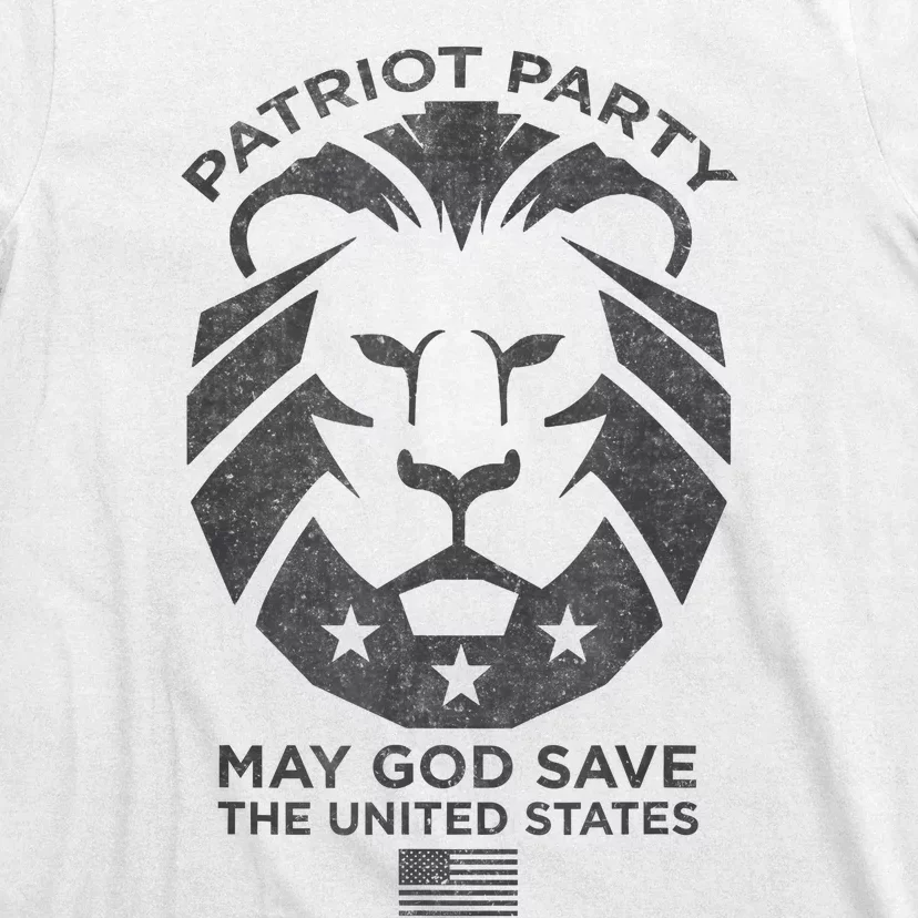 Patriot Party Revolution May God Save The USA Trump 2024 T-Shirt