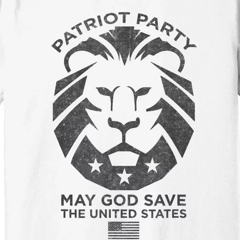 Patriot Party Revolution May God Save The USA Trump 2024 Premium T-Shirt