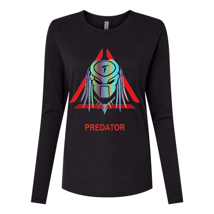 Predator Womens Cotton Relaxed Long Sleeve T-Shirt