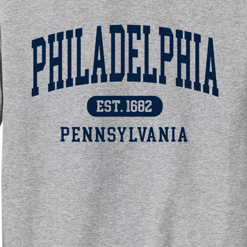 Philadelphia Pennsylvania Retro Throwback Souvenir Tall Sweatshirt