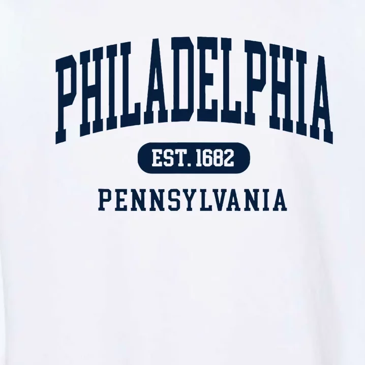 Philadelphia Pennsylvania Retro Throwback Souvenir Garment-Dyed Sweatshirt