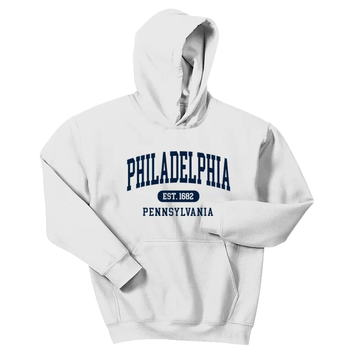 Philadelphia Pennsylvania Retro Throwback Souvenir Kids Hoodie