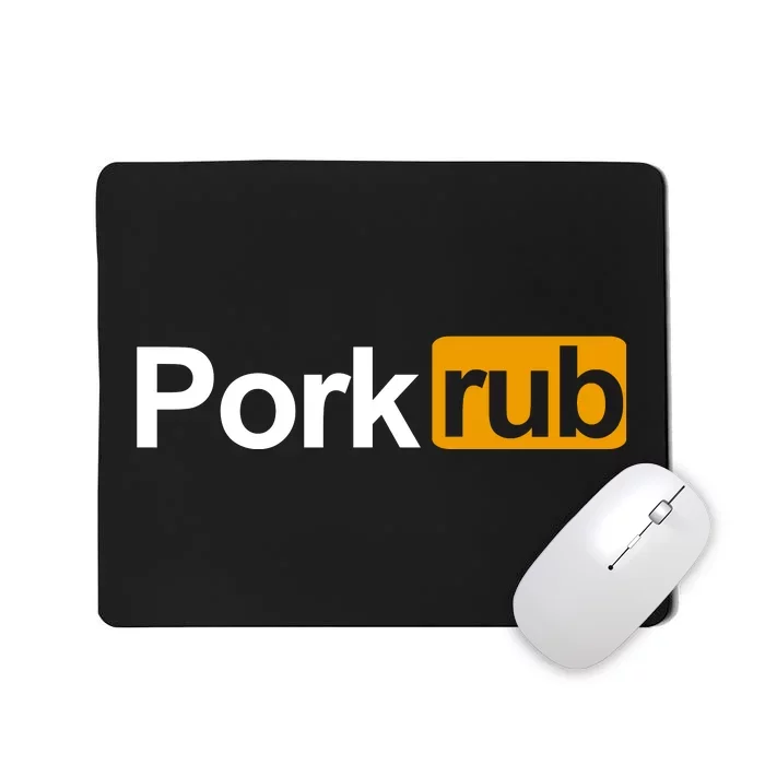 Porkrub, Pork Rub Funny BBQ Smoker & Barbecue Grilling Mousepad