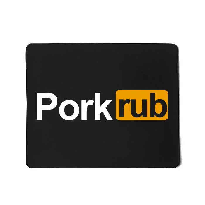 Porkrub, Pork Rub Funny BBQ Smoker & Barbecue Grilling Mousepad