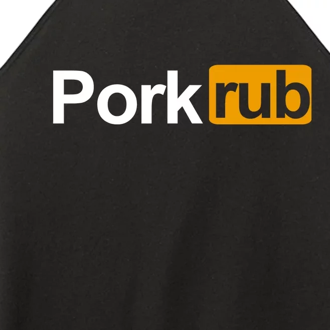 Porkrub, Pork Rub Funny BBQ Smoker & Barbecue Grilling Women’s Perfect Tri Rocker Tank