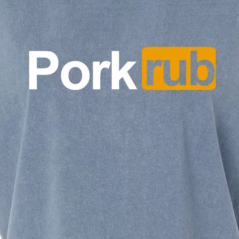 Porkrub, Pork Rub Funny BBQ Smoker & Barbecue Grilling Garment-Dyed Women's Muscle Tee