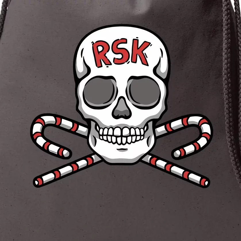 Pka Podcast Real Sweet Skull Drawstring Bag