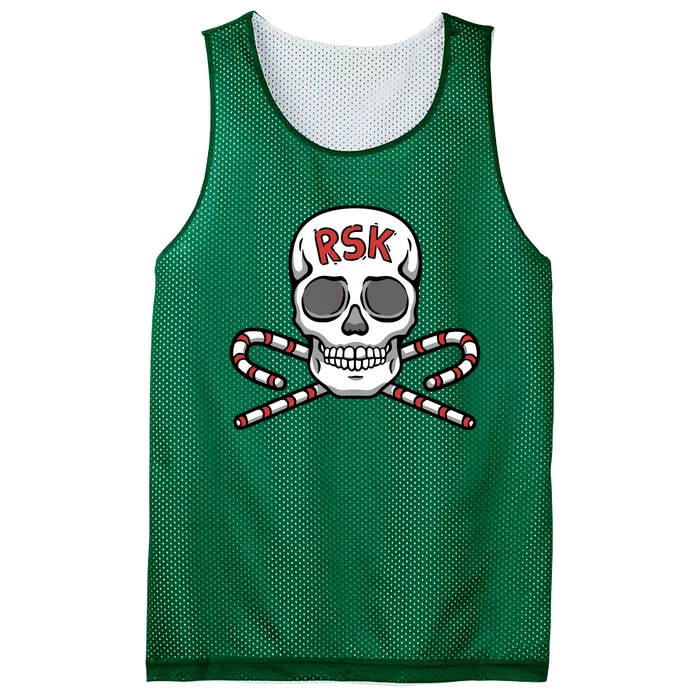 Pka Podcast Real Sweet Skull Mesh Reversible Basketball Jersey Tank