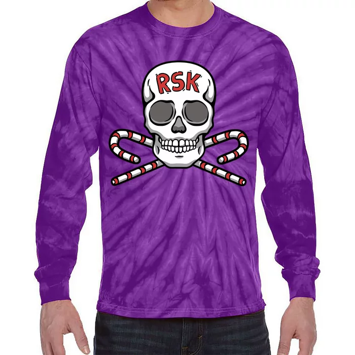 Pka Podcast Real Sweet Skull Tie-Dye Long Sleeve Shirt