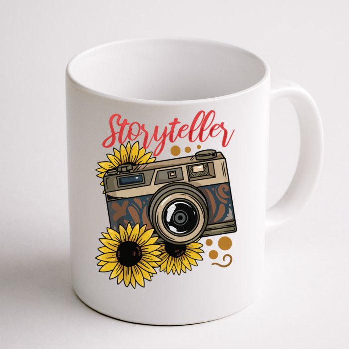 Photographer Photography Storyteller Camera Gift Front & Back Coffee Mug