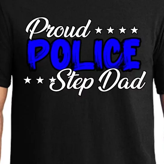 Proud Police Step Dad Gift Pajama Set