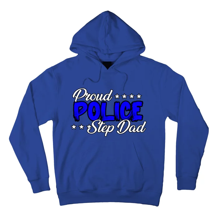 Proud Police Step Dad Gift Hoodie