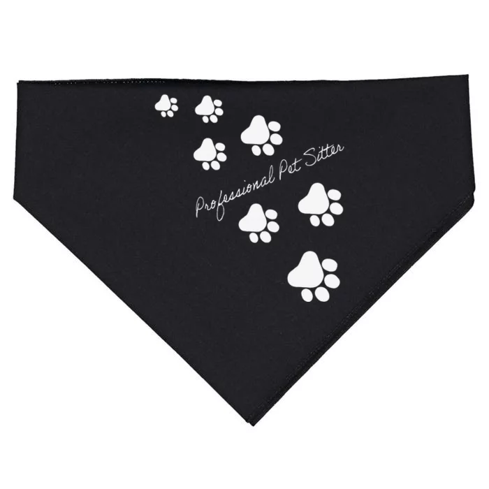 Professional Pet Sitter Paws USA-Made Doggie Bandana