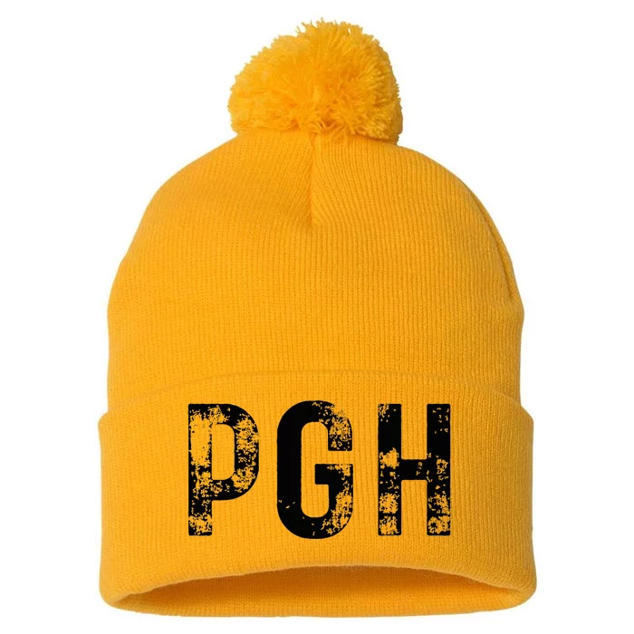 Pittsburgh Pennsylvania Steel City 412 Home Pride Pom Pom 12in Knit Beanie