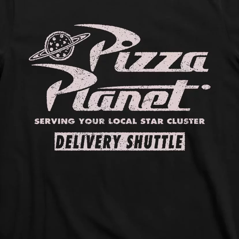 Pizza Planet Silver Delivery Shuttle T-Shirt