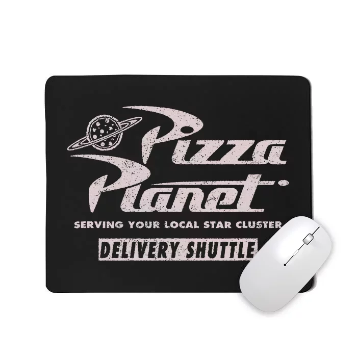 Pizza Planet Silver Delivery Shuttle Mousepad