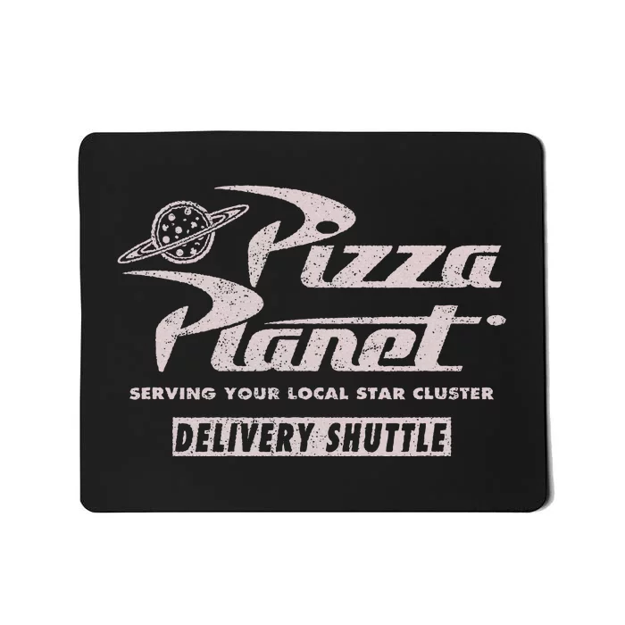 Pizza Planet Silver Delivery Shuttle Mousepad