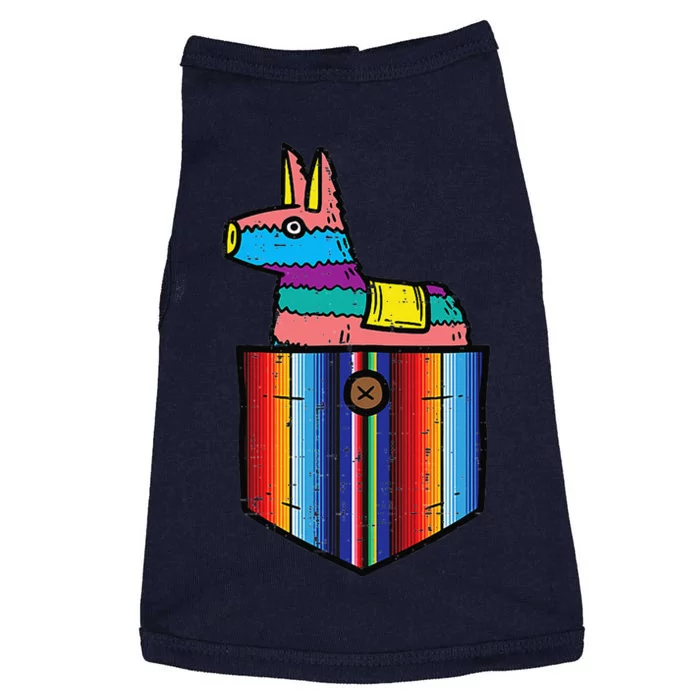 Pocket Pinata Serape Cinco De Mayo Mexican Fiesta Party Doggie Tank