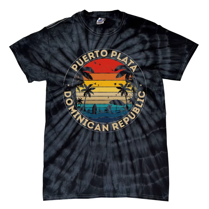 Puerto Plata Souvenir Dominican Republic Reminder Tie-Dye T-Shirt