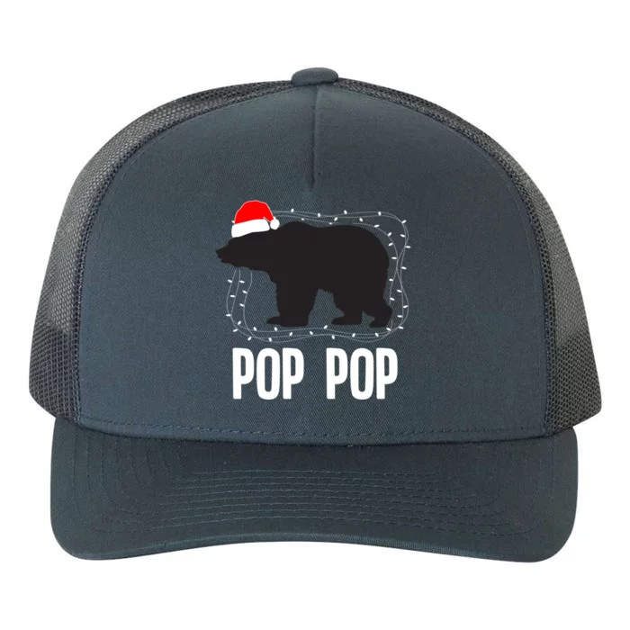 Pop Pop Santa Hat Christmas Bear Matching Family Gift Yupoong Adult 5-Panel Trucker Hat