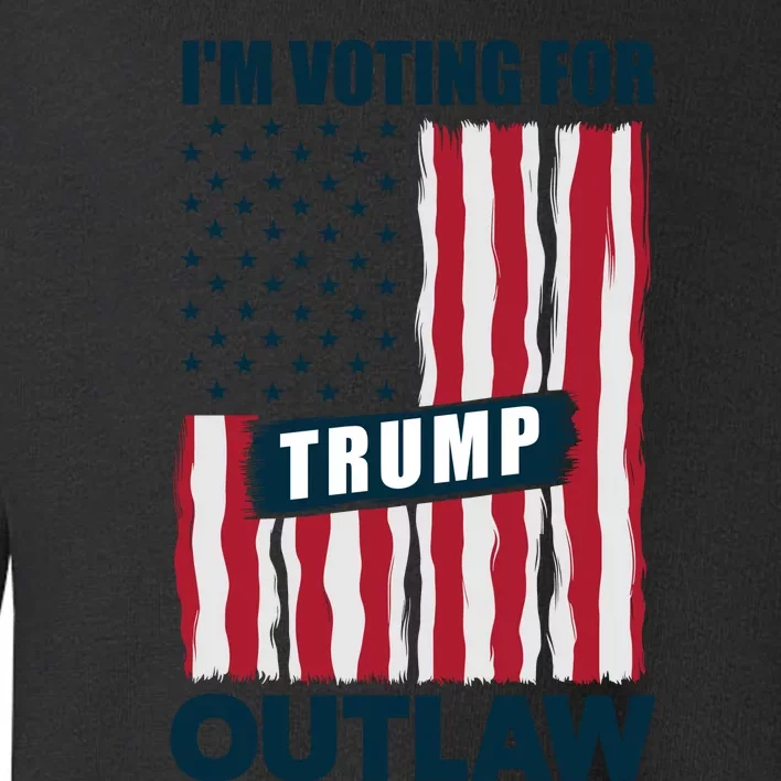 Patriotic Political Support Graphic Toddler Sweatshirt