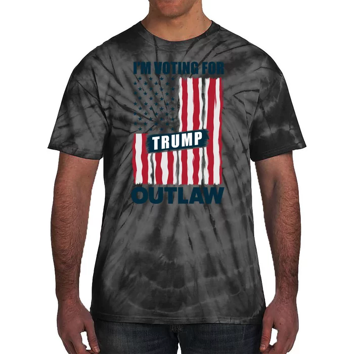 Patriotic Political Support Graphic Tie-Dye T-Shirt